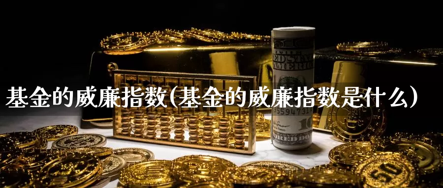 基金的威廉指数(基金的威廉指数是什么)_https://www.rktglass.com_恒指期货直播室_第1张