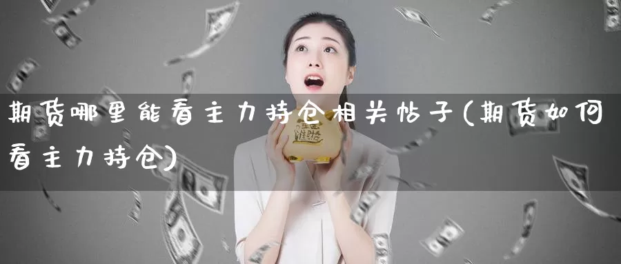 期货哪里能看主力持仓相关帖子(期货如何看主力持仓)_https://www.rktglass.com_恒指期货手续费_第1张